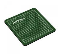 sourcing map 3,1" x 3,1" Tapis de découpe Rotatif Tissu Tapis Vert foncé | Double Face Mini pour Amateur Bricolage Artisanat Créatif Conception Couture