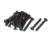 sourcing map 3/16"-24 x1-1/2" 10.9 Acier alliage hexagonale prise tête ronde vis boulon 20pcs