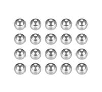 sourcing map 3/16 Pouce Billes Acier Chrome pour Roue Vélo Moyeu VTT 100pcs | Roulement à Billes Précision Billes G25