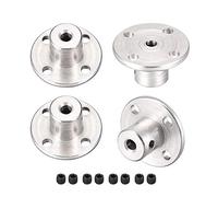 sourcing map 3.17mm Interne Diamètre H12*D10 Coupleur Axe Bride Rigide Accouplement Arbre Guidage Moteur Connecteur pour Bricolage Pièces 4Pcs