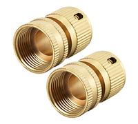 sourcing map 3/4" G Femelle Laiton Connect Rapides Adaptats Tuyau Eau Robinet Raccord 2Pcs