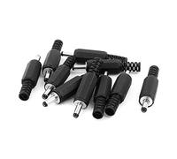 sourcing map 3.5x1.35mm DC Mâle Connecteur Alimentation Fourniture Terminaux Souder Adaptateur Bricolage DC Connecteurs Rechange 10Pcs