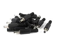 sourcing map 3.5x1.35mm DC Mâle Connecteur Jack Souder Adaptateur Bricolage DC Connecteurs Rechange 15Pcs