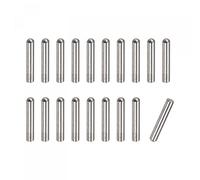 sourcing map 3.5x10mm Goujons Goupilles, 50pcs 304 Inox Acier Rond Tête Plat Chanfreiné Extrémité Cheville Bois Superposé Lit Étagère Chevilles Support Étagères Attacher Éléments