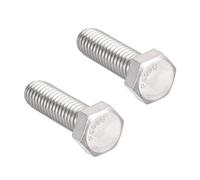sourcing map 3/8-16x1-1/4" Boulon Hexagonaux Acier Inoxydable 304 Boulon à Vis Hexagonale 2pcs