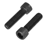 sourcing map 3/8-16x1-1/4" Hexagonal Douille Tête Capuchon Vis Boulons 12,9 Grade Alliage Acier 5 pièces