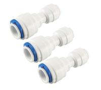 sourcing map 3/8" à 1/4" tube dans sens pousser dans eau 3pcs Adaptateur rapide distributeur