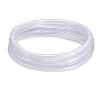 sourcing map 3/8" ID X 5/8" OD 10 Pieds Tube En PVC Tressé Tube Renforcé Tuyau Flexible Tube En Vinyle Transparent Tube En Plastique Flexible Haute Pression