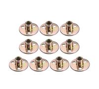 sourcing map 3/8"x36x2.5mm Brad Trou T écrou Carbone Acier T-écrous Meubles Matériel Bride Insert Femelle Filetage 10pcs