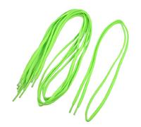 sourcing map 3 paires de lacets ronds de 44 pouces de longueur pour chaussures vert citron pour femme