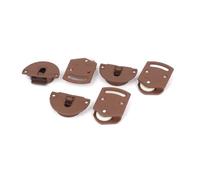 sourcing map 3 Paires Roulette Placard Porte Coulissante Armoire Garde-robe Roue Guide Poulie Panneau