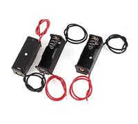 sourcing map 3 Pcs Rechange Double Câbles 1 x 23A 12V Batterie Boîtier Support Noir