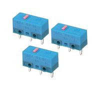 sourcing map 3 Pcs Souris Micro Changer 0,78N 8000w Temps 3 Broches Rose