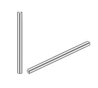 sourcing map 3 x 50mm(Environ 1/8") Goupille 304 Inox Acier Bois Lit Superposé Goupilles étagère Chevilles Support Étagères 50Pcs