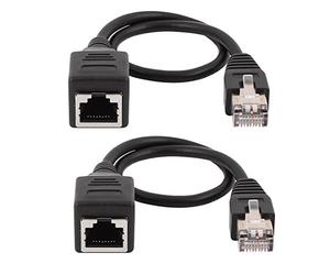 sourcing map 30 cm Ethernet Mâle Femelle Câble réseau RJ45 Rallonge 2