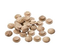 sourcing map 30 Pcs 15 X 10 mm Bouchons en Bois de Chêne Rouge