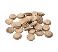 sourcing map 30 Pcs 25 X 20 mm Bouchons en Bois de Chêne Rouge