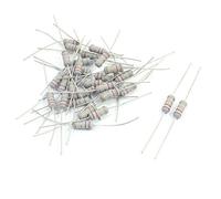 sourcing map 30 pcs Resistances 2.2 Ohm 2W Axial 4 couleur anneau Carbon Film