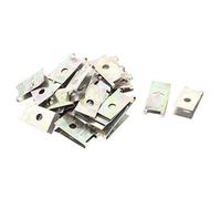 sourcing map 30 Pcs Ton Bronze Panneau porte voiture printemps vis Spire U-Clips Type 30mm x 15mm