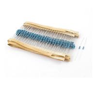 sourcing map 300 pièces Résistance 1.2K Ohm 0.25W 1% tolérance à film métallique trou traversant