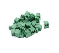 sourcing map 300 V 2edgk 3.81 mm Pas 2-pin PCB bornier à vis connecteur, 1,2 cm de large, 0,8 cm de long (lot de 20)