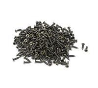 sourcing map 300pcs 2.5mm Diamètre 8mm longueur tige filetée fixation vis tête cruciforme