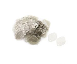 sourcing map 300pcs Plaques de mica Feuille de Mica Isolant pièces de rechange 31.5mmx44.5mmx0.12mm