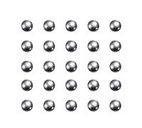 sourcing map 300pcs Précision Billes 4mm Diamètre G10 Chrome Acier Bille pour Roulements, Argent