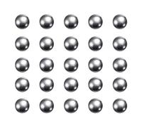 sourcing map 300pcs Précision Billes 5,5 mm Diamètre G200 201 Inox Acier pour Roulements
