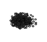 sourcing map- 300pcs Rondelles Nylon Plats pour Tuyau Robinet, Noir M4x8mmx1mm
