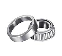 sourcing map 30205 roulements à rouleaux coniques cône avec tasse, diamètre intérieur 25 mm 52 mm OD 17 mm d'épaisseur roulement de roue