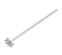 sourcing map 304 Inox Acier Agitation Tige 11.81" Longueur Dispersion Machine Mélange Bâtonnets avec 1.57" ID Dispersion Disque pour Laboratoire, Industriel