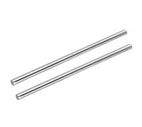 sourcing map 304 Inox Acier Rond Tiges, 9,5 mm x 250 mm Solide Arbre Tiges pour DIY Artisanat Modèle Voiture Hélicoptère Avion, Paquet de 2