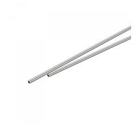 sourcing map 304 Inox Acier Rond Tube 2mm OD 0.3mm Paroi Épaisseur 300mm Longueur 2Pcs