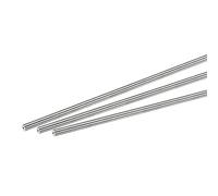 sourcing map 304 Inox Acier Rond Tube 3mm Diamètre Externe 1mm Paroi Épaisseur 250mm Longueur 3 Pcs
