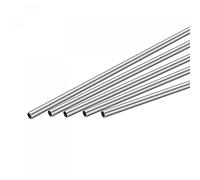 sourcing map 304 Inox Acier Rond Tube 3mm OD 0.6mm Paroi Épaisseur 300mm Longueur 5Pcs