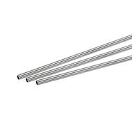 sourcing map 304 Inox Acier Rond Tube 4mm Diamètre Externe 0.4mm Paroi Épaisseur 250mm Longueur 3 Pcs