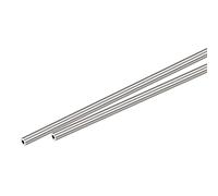 sourcing map 304 Inox Acier Rond Tube 4mm Diamètre Externe 1mm Paroi Épaisseur 300mm Longueur 2 Pcs