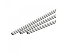 sourcing map 304 Inox Acier Rond Tube 4mm OD 0.4mm Paroi Épaisseur 300mm Longueur 3Pcs