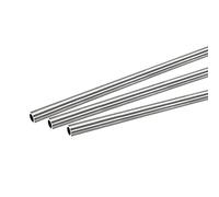 sourcing map 304 Inox Acier Rond Tube 7mm Diamètre Externe 1mm Paroi Épaisseur 250mm Longueur 3 Pcs