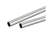 sourcing map 304 Inox Acier Rond Tube 9mm Diamètre Externe 0.2mm Paroi Épaisseur 300mm Longueur 2 Pcs