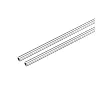 sourcing map 304 Inoxydable Acier Tube, 3mm OD 0.6mm Paroi Épaisseur 300mm Longueur 2 Pcs