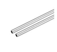 sourcing map 304 Inoxydable Acier Tube, 6mm OD 0.6mm Paroi Épaisseur 300mm Longueur 2 Pcs