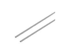 sourcing map 304 Inoxydable Acier Tube Rond 4mm OD 0.8mm Paroi Épaisseur 250mm Longueur Sans Soudure Droit Tuyau Tube 2 Pcs