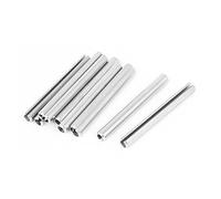 sourcing map 304 Rouleau 10pcs Goupille à Ressort Fendue M5 x 50 mm | Rouleau Cheville broche, en acier inoxydable 304