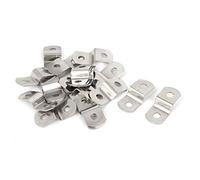 sourcing map 30mm x 13mm x 7mm Forme Z Métal Cadre Photo Image Supports Supports 20Pcs
