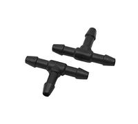 sourcing map 30pcs 4mm Diamètre intérieur plastique forme T Menuisier Air Eau Connecteur tube flexible carburant