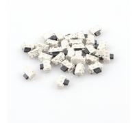 sourcing map 30pcs 4mmx2mm bouton poussoir momentané SPST CMS Surface Mounted Devices Interrupteur tactile