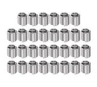 sourcing map 30pcs Fil Fileté Inserts 5/16-24 UNF 1.5D 11.85mm 304 Inox Acier Hélicoïdal Enroulé Fil Filetage Manchon