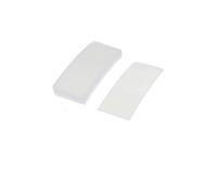 sourcing map 30pcs Gaine Thermorétractable PVC Emballage Batterie Tube Thermorétractable 72mm x 29.5mm pour 18650 Puissance Fournitures Transparent